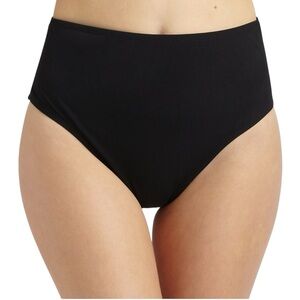 NWT SPANX FULL COVERAGE SHAPEWEAR BLACK BIKINI BOTTOMS SIZE 12